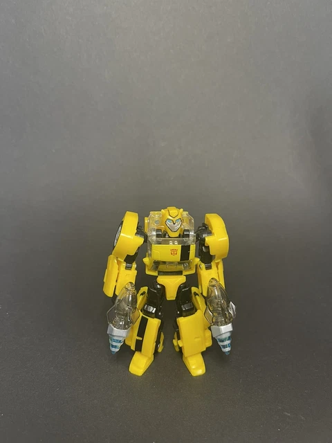 Transformers Legacy United Bumblebee (Animated) - Action Figure Deluxe Class 14 Cm Convertibile - Giocattolo Con Accessori Pungiglione E Turbo Booster - Regalo Per Bambini 8+ Anni