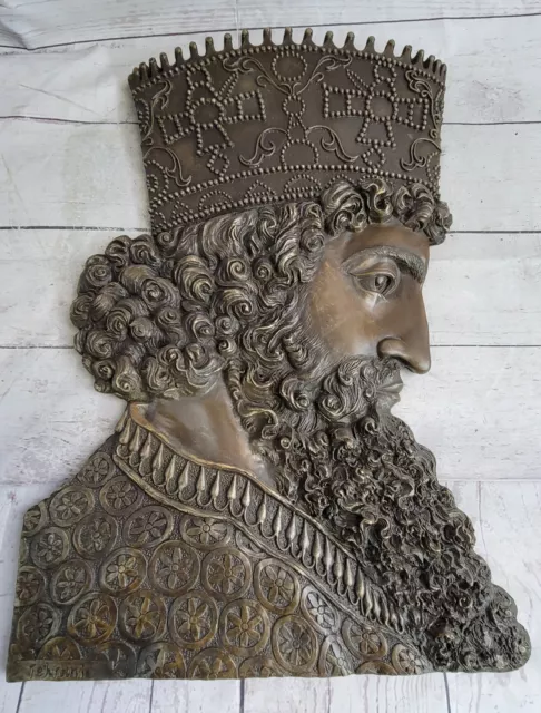SCULTURA IN BRONZO Ciro il Grande Re Persiano Imperatore in vendita arredamento casa EUR 618 13 PicClick IT