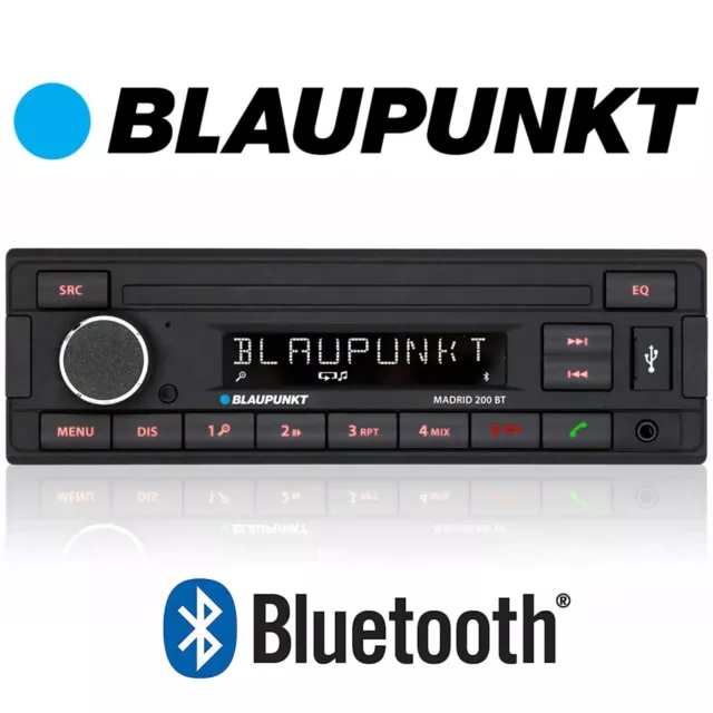 BLAUPUNKT MADRID 200 BT AutoRadio Bluetooth USB Mechless Rétro OEM Aspect  EUR 142,80 - PicClick FR