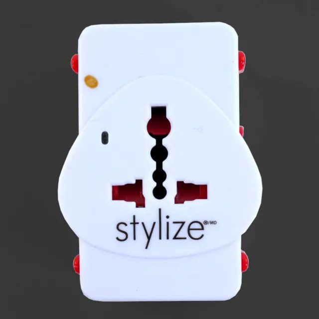 Stylize All in one travel adapter universal plug 1500 watts max US to EU Charger