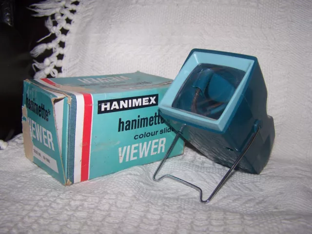 "Hanimex " vintage hanimette color slide viewer