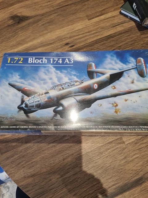 MAQUETTE AVION BLOCH MB 152.HELLER.WW2.ECHELLE 1/72