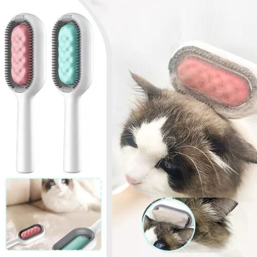 2 in 1 Universal Pet Knots Remover,Multifunctional Pet Cleaning Brush w Wipes