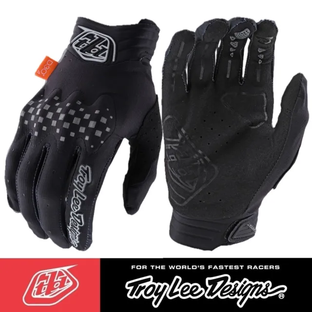 Troy Lee Designs Gambit MX Glove Black - D30 Protection Motocross & Enduro Glove