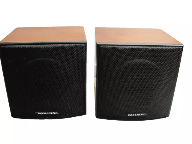 REALISTIC SPEAKERS MIMIMUS-17 CAT. NO. 40-225 15W(MAX) 7" Bookshelf Speakers