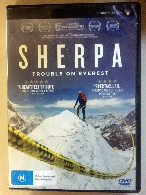 Sherpa (DVD, 2015) PAL Region 4 - LIKE NEW