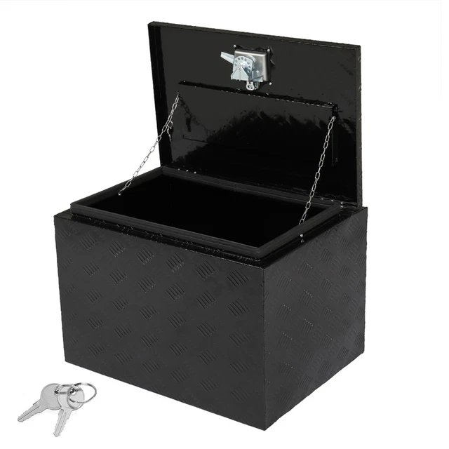 Coffre De Rangement Avion Aluminium Noir 30 Pouces – Pour Pick-up, Remorque, Extérieur (neuf)