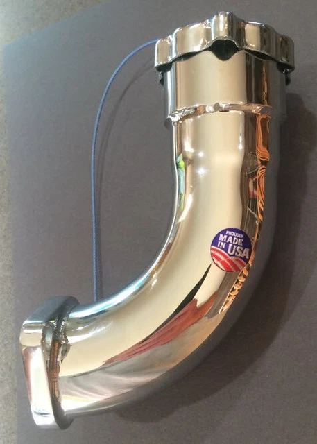 Cat Oil Fill tube and Cap - chrome with chrome cap