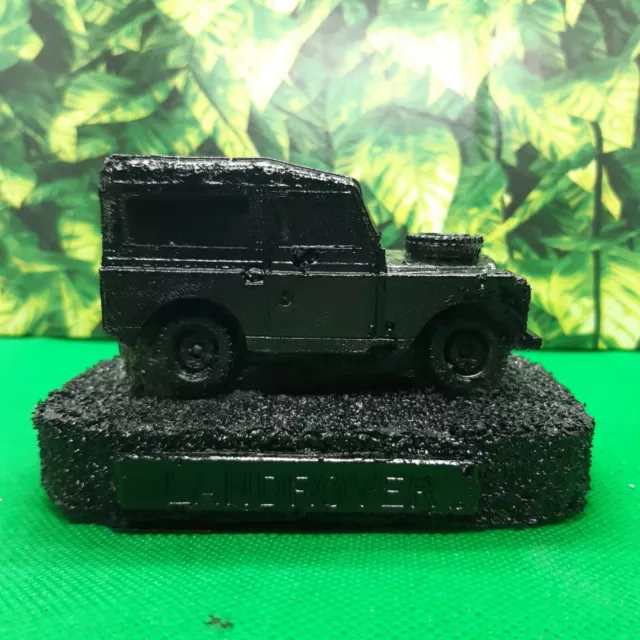 Landrover Coal Ornament - Made with Forest of Dean Coal - Handmade