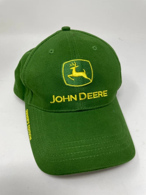 John Deere Cap Hat Strapback  One Size Clean Back New Owner's Edition Farmer