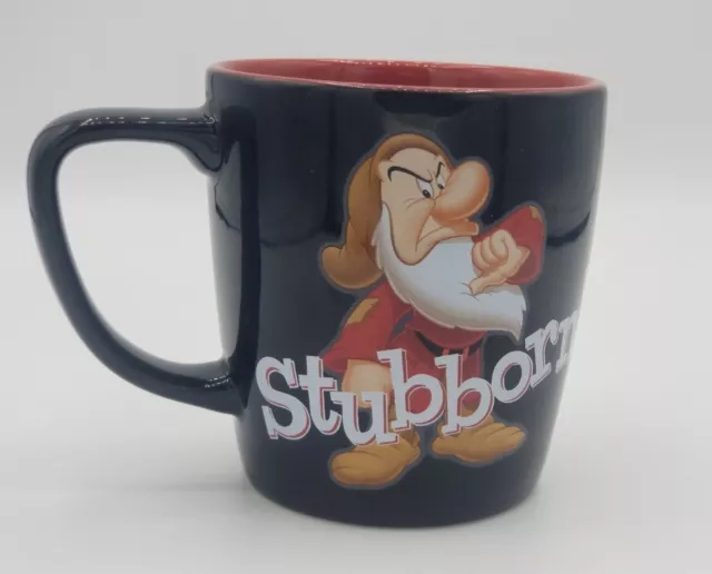 Disney Parks 3D Grumpy No!  Stubborn Coffee Mug Tea Cup Seven Dwarfs
