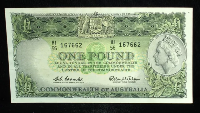 Commonwealth of Australia 1 Pounds P-35A Coombs- Wilson AU-UNC