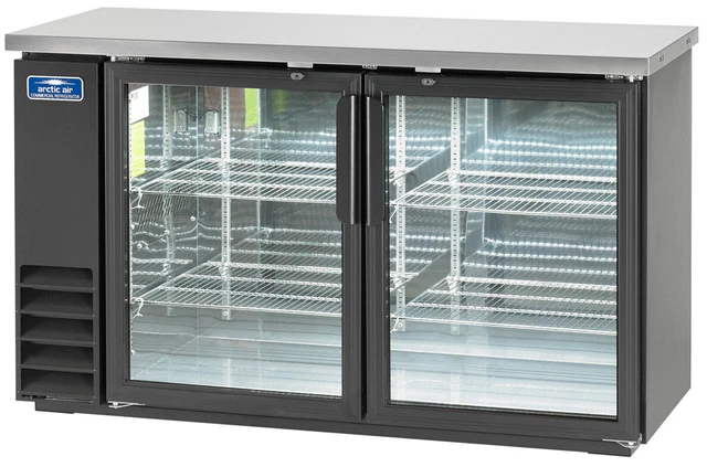 Arctic Air ABB60G 60" 2 Glass Door Back Bar Cooler