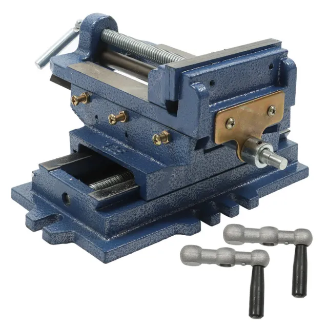 5" Cross Slide Vise Drill Press Metal Milling X-Y Heavy Duty Clamp Machine 2 Way