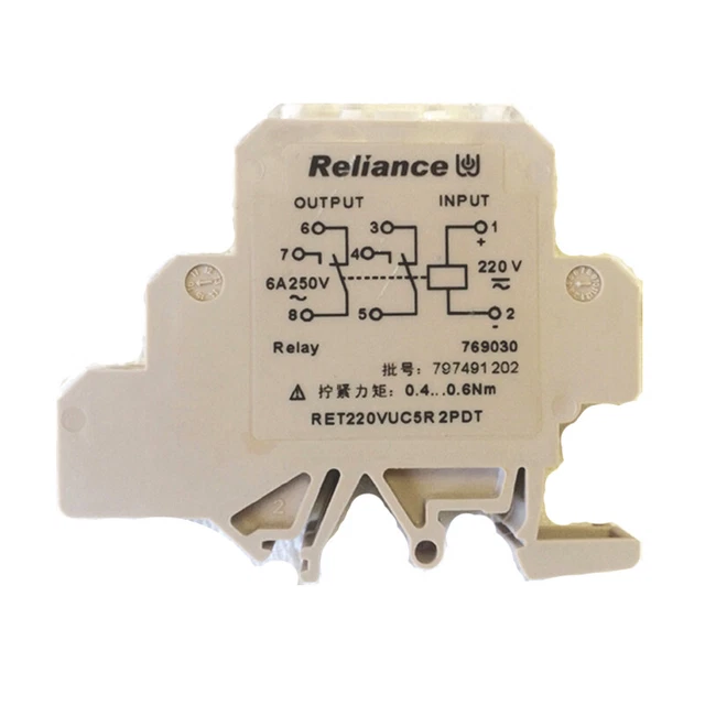 769030 RET220VUC5R2PDT rail ultra-thin relay 220V 769020 coupler
