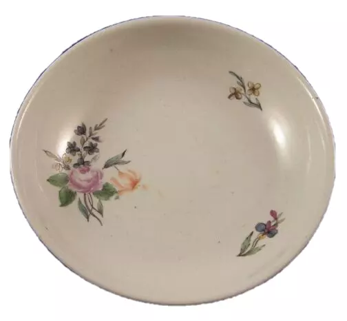 Antik 18thC Hoechst Porzellan Blumen Saucer Porzellan Hochst Höchst Deutsches