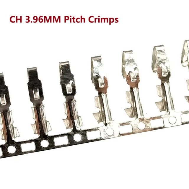 Crimps CH 3.96MM Pitch Connectors Terminals Molex Contact Plug Socket PCB Copper