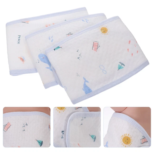 3 PCS BABY Umbilical Cord Ecological Cotton Miss Gas Belly Band £6.75