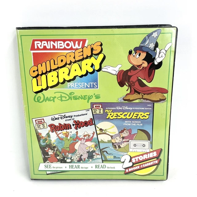 WALT DISNEY CHILDREN S Library Robin Hood The Rescuers Cassette Tape WALT DISNEY CHILDREN S Library Robin Hood The Rescuers Cassette Tape