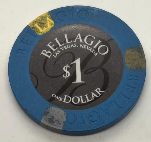 Bellagio Hotel Casino Las Vegas Nevada NV $1 Chip - House Mold 2009