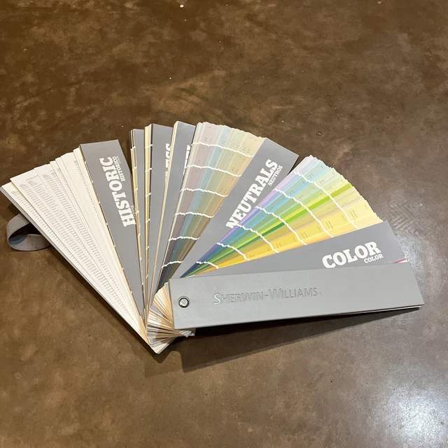 SHERWIN WILLIAMS COLOR Snap Colors Collection Fan Deck Paint Swatch