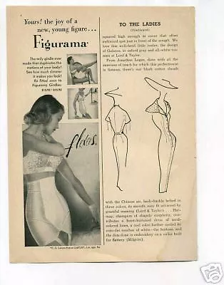 FLEXEES FIGURAMA GIRDLE Ad 1950's Original Vintage Ad £9.48 - PicClick UK