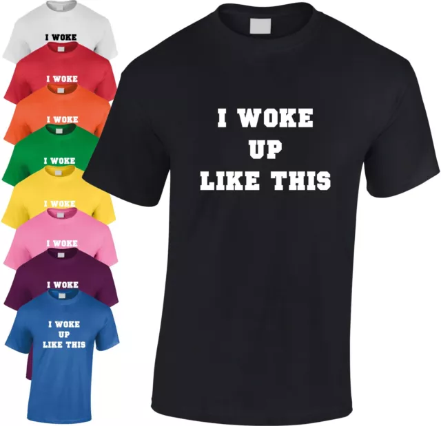 I Woke Up Like This Children's T Shirt Funny Teen Tee Cool Youth Top Xmas Gift