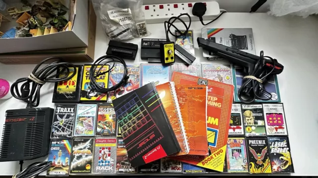 Sinclair ZX Spectrum +2 128k bundle NO CONSOLE *Untested* With Lots Of Games