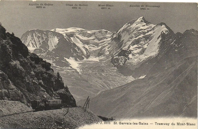 France. Saint Gervais les bains. 26/07/2022 . Tramway du Mont Blanc