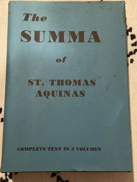Summa Theologica: First Complete American Edition in Three Volumes [Volume Three