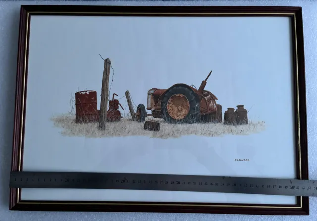 Massey Ferguson Tractor Framed Print By Garwood
