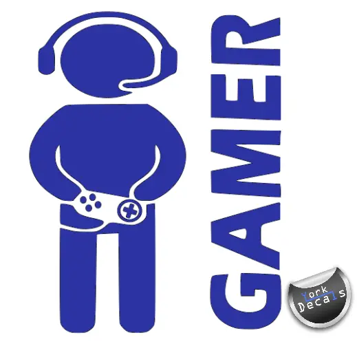 Gamer, Gaming, PS5, Xbox, Car, Van, Wall, Door, Vinyl, Decal, Sticker,
