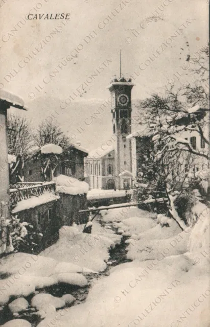 1920 CAVALESE Val di Fiemme Trento Cartolina