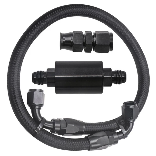 B-SERIES TUCKED FUEL Feed / Return Line Kit B16 B18 For Honda Civic Si ...