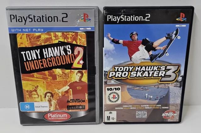 TONY HAWK'S UNDERGROUND game for PS2 PLAYSTATION 2 W/CASE GH