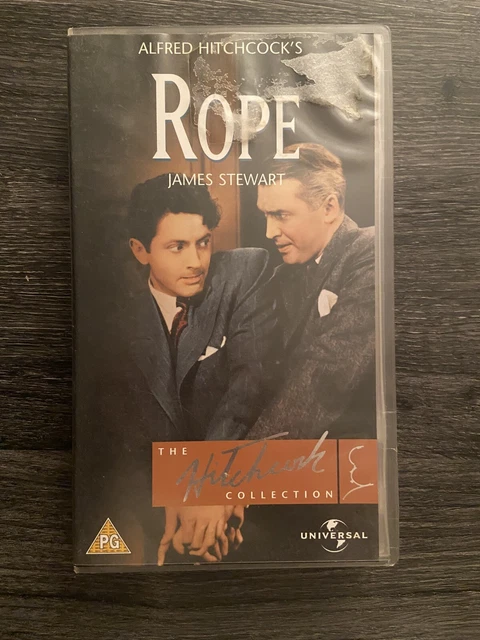 ROPE - JAMES Stewart - The Alfred Hitchcock Collection PAL VHS Video ...
