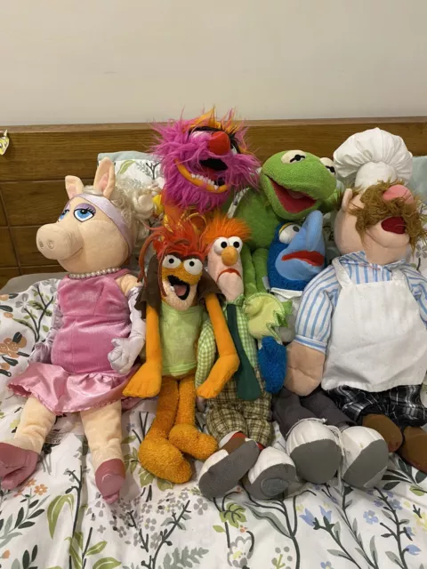 Set of Muppets Disney store plush