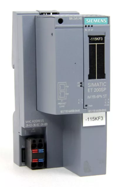 SIEMENS S7 6ES7155-6AU00-0BN0 En 155-6PN Conexión F. Max 32 Interface-Módulo