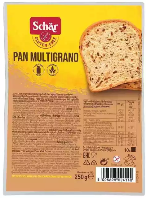 Mr. Multigrano Multi-Grain Bread WITHOUT GL. 250g