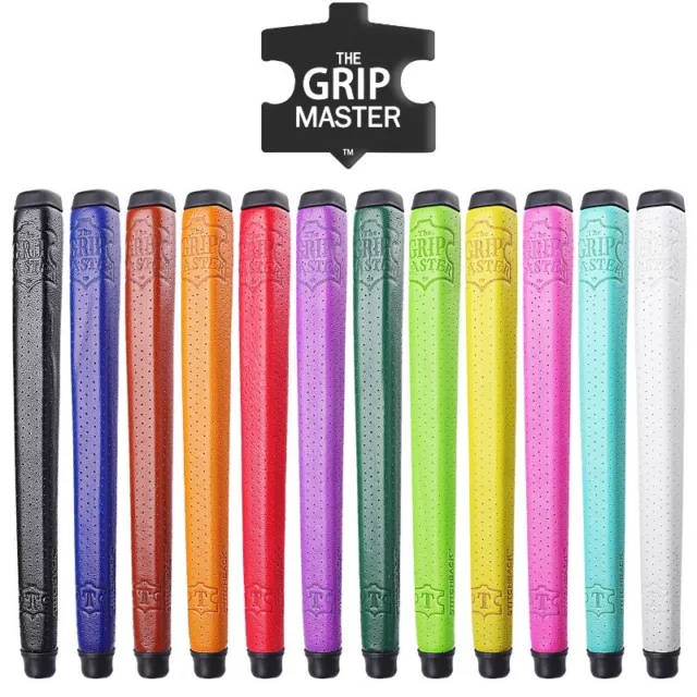 1pcs The Grip Master -The Roo Laced Putter Grips Genuine Leather - Tapes Include