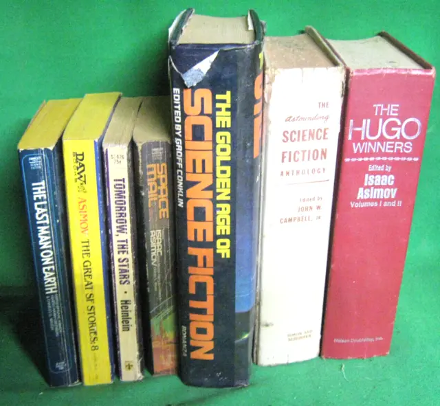Science Fiction Anthologies - 7 Books - Short Stories