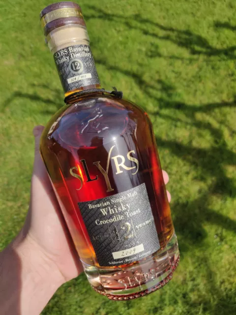 Slyrs Whisky 12 Jahre Crocodile Cask 2009 2021 3. Edition 324/993 + 50 ml Sample