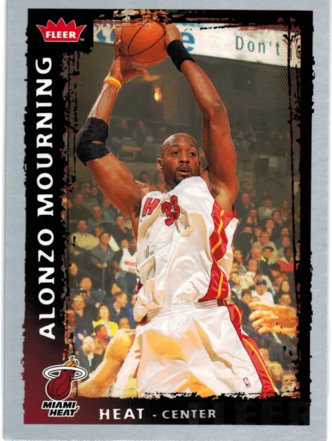 2008-09 Fleer #98 - Alonzo Mourning - Miami Heat