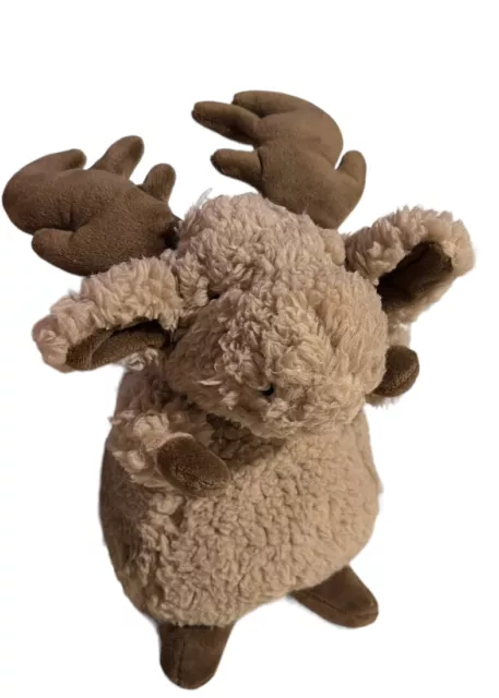 Bunnies By The Bay Wee Bruce The Moose Plush 10'' Stuffed Animal Soft Toy Brown