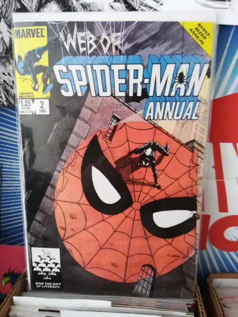 WEB OF SPIDER-MAN ANNUAL #2; VF; Art Adams (Marvel Comics)