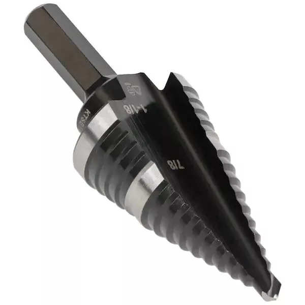 Klein Tools KTSB11 Double Fluted Step Drill Bit