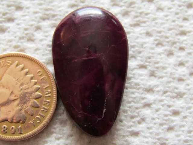 Purple Alunite Cab 18 carat rare freeform cabochon