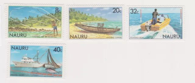 (K33-16) 1981 Nauru 4set of fishing stamps (A) MUH