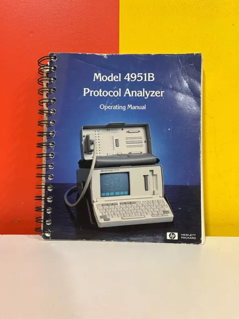 HP 04951-90019 Model 4951B Protocol Analyzer Operating Manual