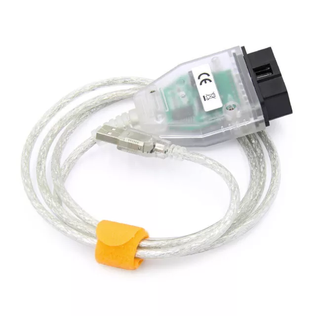 Câble USB de diagnostic pour Ediabas INPA K+DCAN avec interrupteur et disque BMW 2